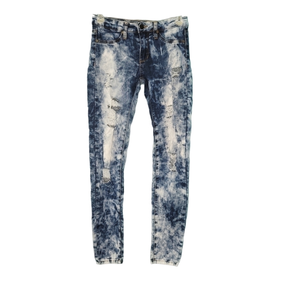 Joe's Jeans Destroyed Acid Washed Skinny Jean Jeggings Girls Size 14